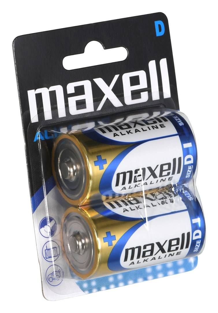 MAXELL alkalinebatterij LR20, 2 stuks.-1
