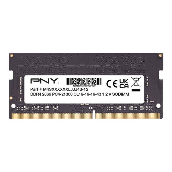 PNY MN8GSD42666 geheugenmodule 8 GB 1 x 8 GB DDR4 260-pins SO-DIMM