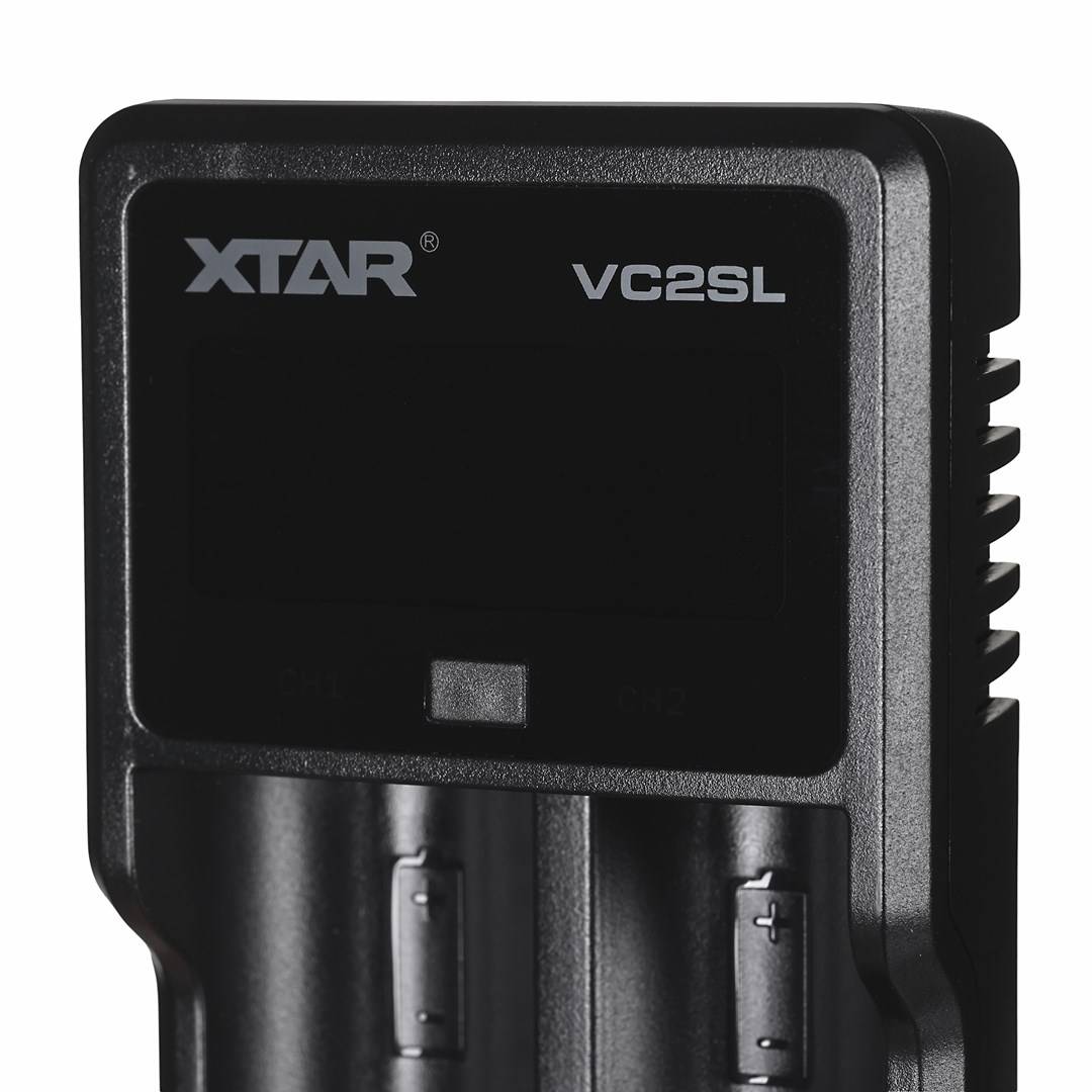 XTAR VC2SL acculader voor Li-ion / Ni-MH / Ni-CD 18650-4