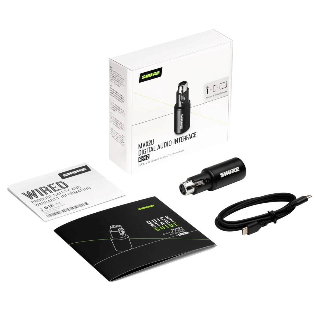 Shure MVX2U Gen 2 - digitale audio-interface-5