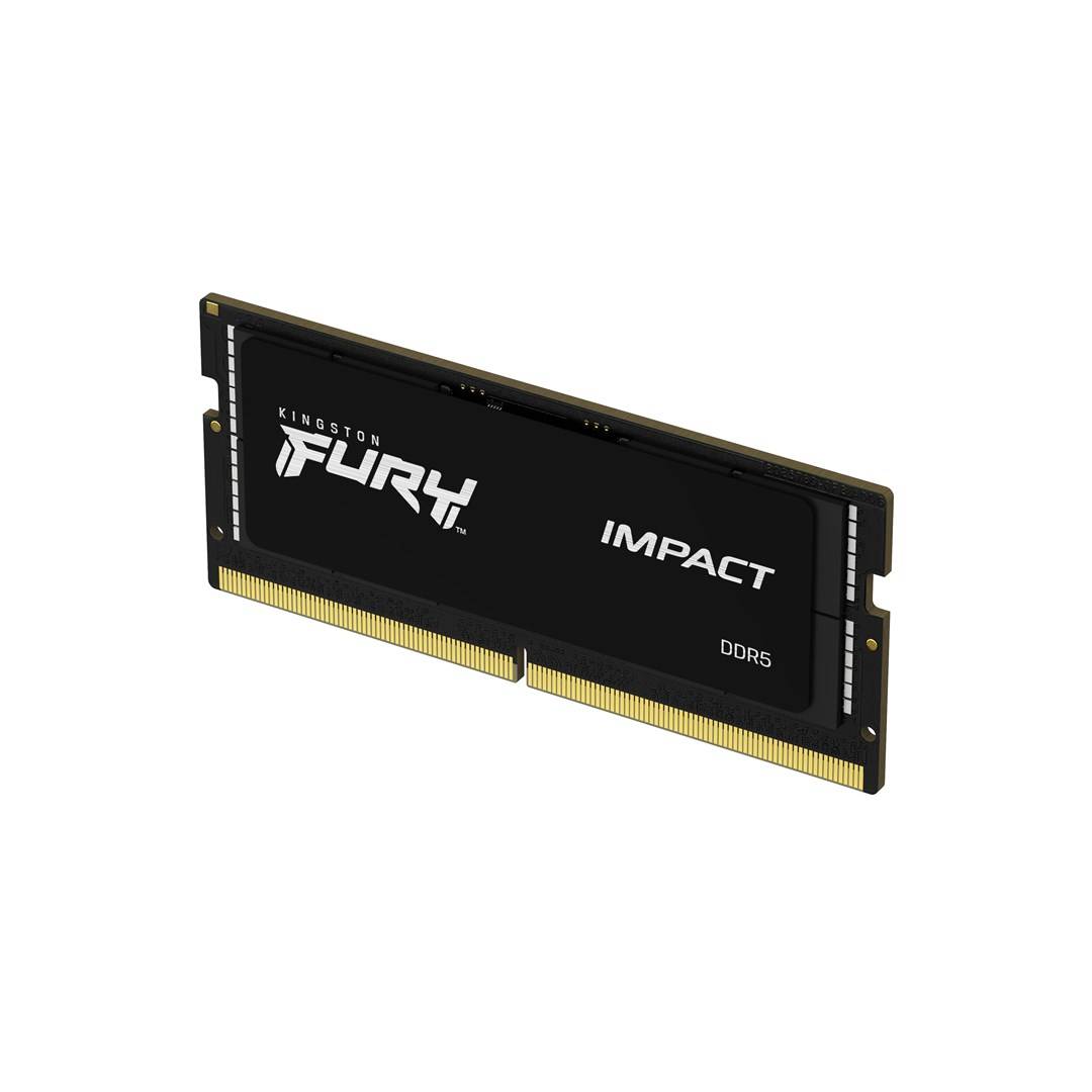 Kingston Technology FURY 32GB 5600MT/s DDR5 CL40 SODIMM (set van 2) Impact PnP. Component voor: Laptop, Intern geheugen:-4