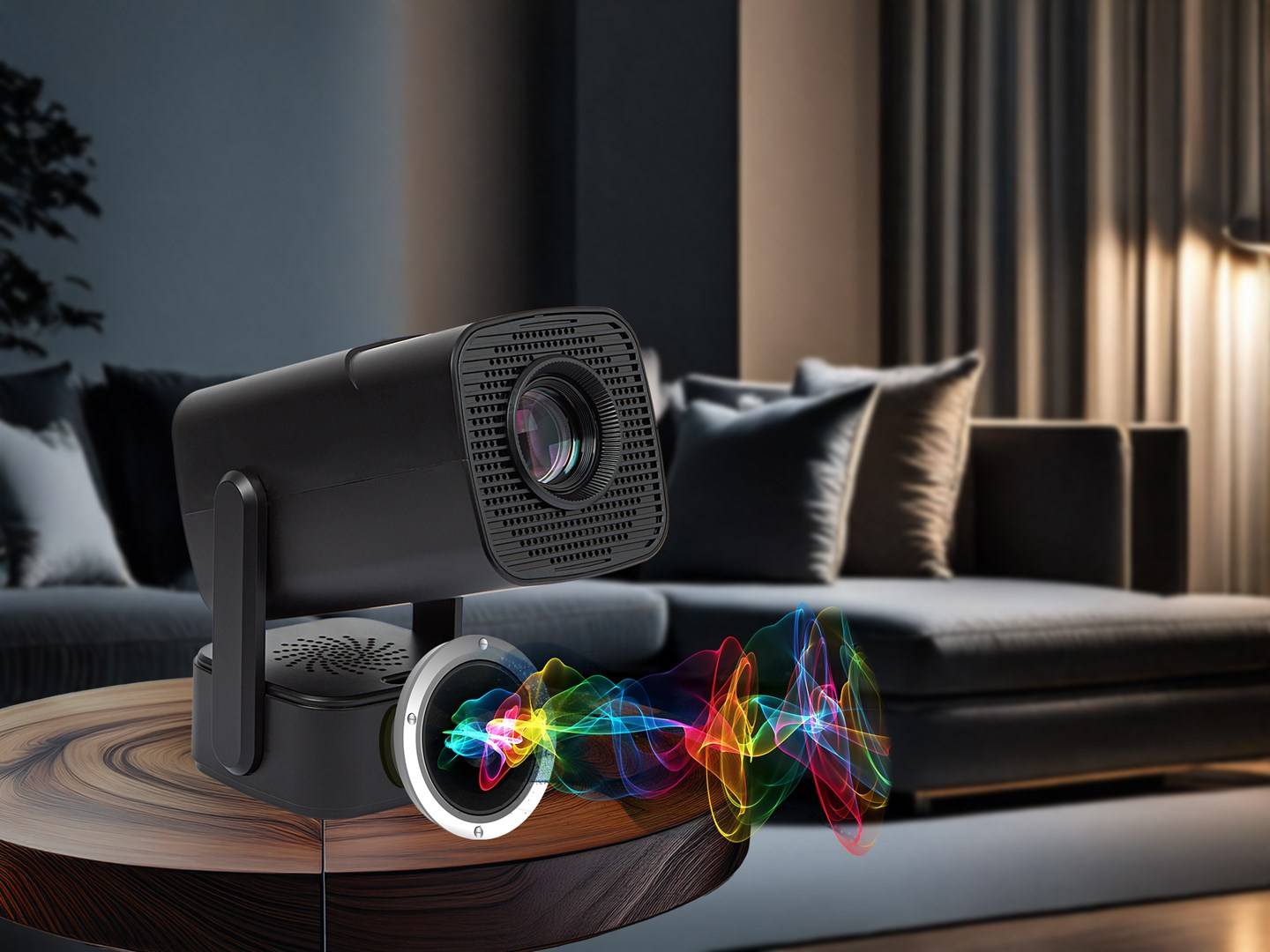 Draagbare projector BLOW AndroidTV HD Cinema SOUND + zwarte hoes-1
