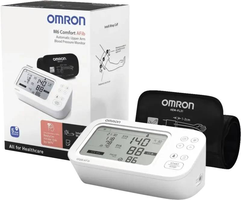 Omron HEM-7380-E bloeddrukmeter voor de bovenarm, automatisch, voor 2 gebruikers.-0