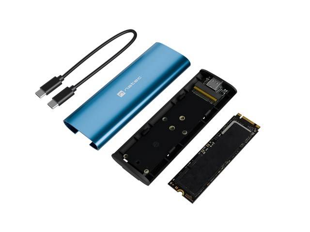 NATEC RHINO M.2 NVME LITE EXTERNE SSD-BEHUIZING USB-C 3.2 GEN 2 HORIZON BLUE-5