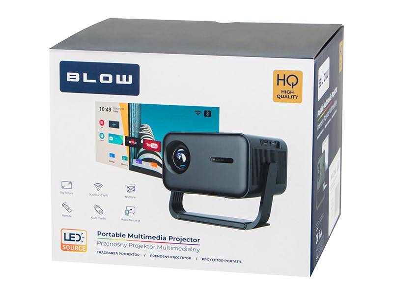BLOW AndroidTV FullHD MaxView draagbare projector wit-3