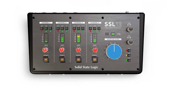 Solid State Logic SSL12 - USB-C 12/8 audio-interface