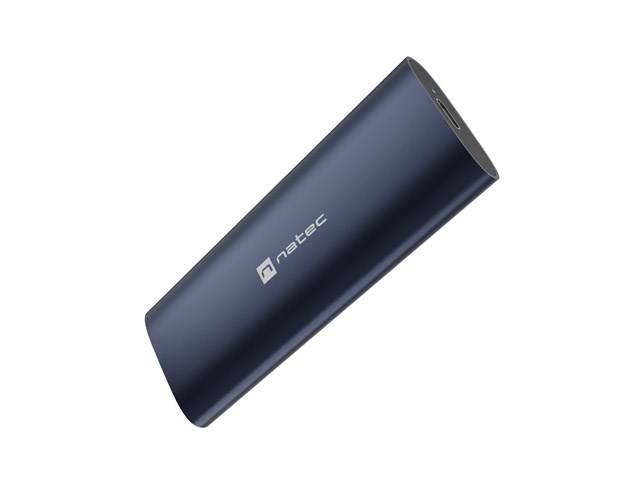 NATEC RHINO M.2 NVME LITE EXTERNE SSD-BEHUIZING USB-C 3.2 GEN 2 STAAL MARINEBLAUW-2