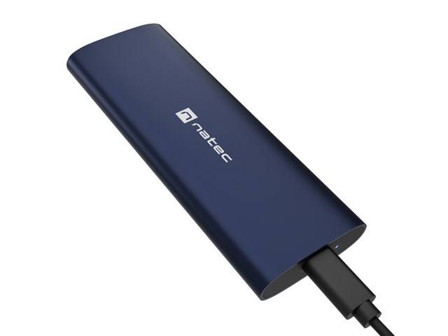 NATEC RHINO M.2 NVME LITE EXTERNE SSD-BEHUIZING USB-C 3.2 GEN 2 STAAL MARINEBLAUW-3