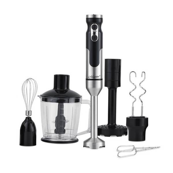 Maestro MR-567 staafmixer 1000 W Zwart, roestvrij staal