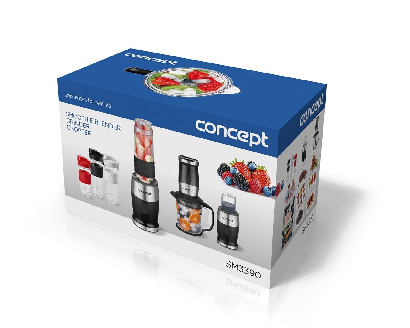 Concept SM3390 blender 1,2 L staafmixer 700 W Zwart, roestvrij staal-5