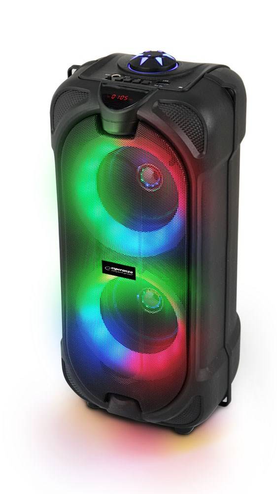 Esperanza EP157 BT FM LED RGB-luidspreker zwart 10W-0