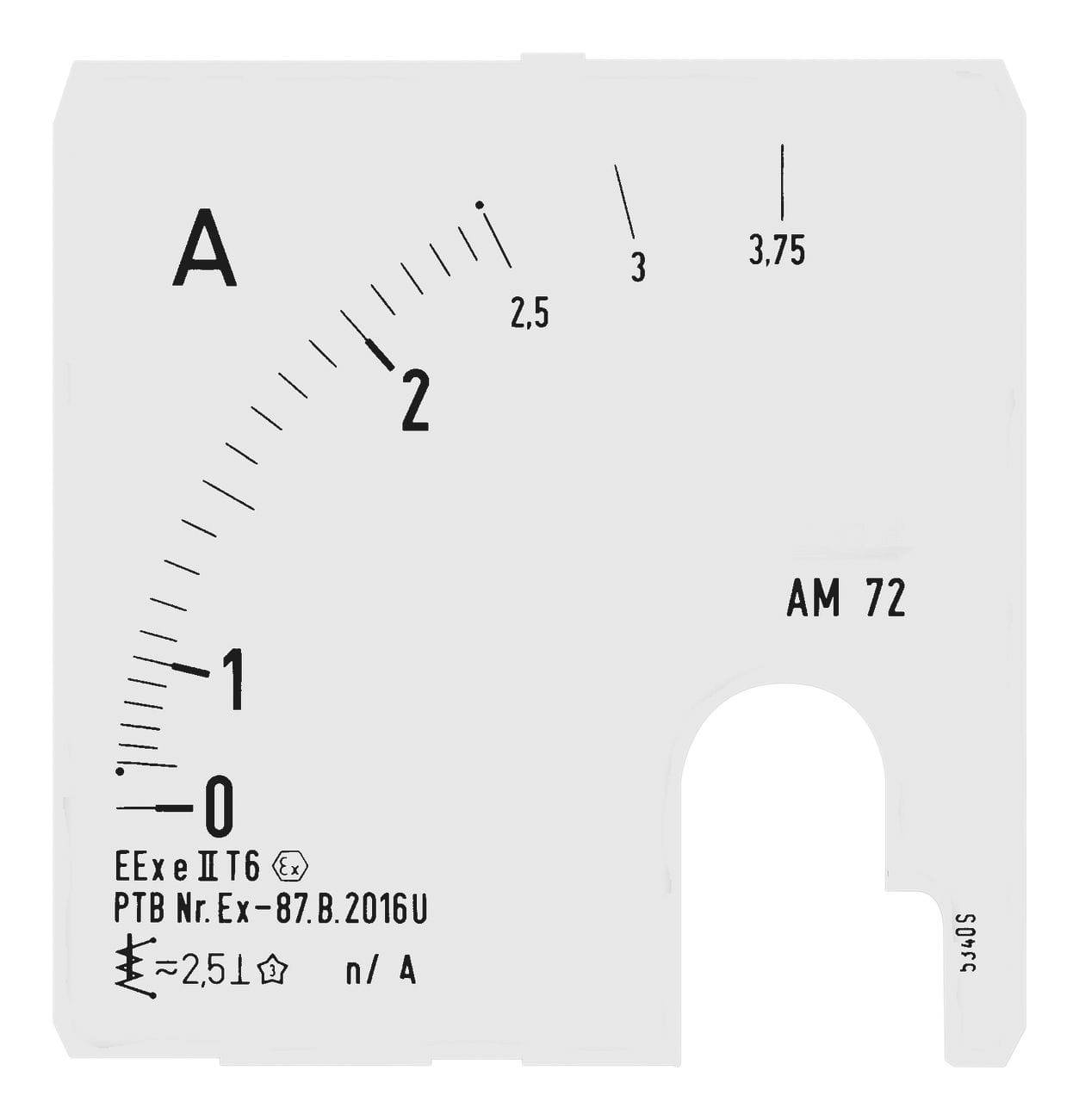 SCALE AM72 N/_A 0-75/112,5A OU=10-0