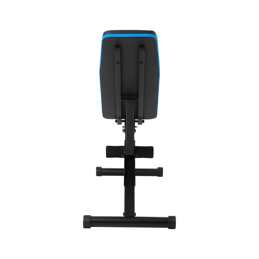 REBEL ACTIVE Versterkte schuine trainingsbank met beenvergrendeling-3