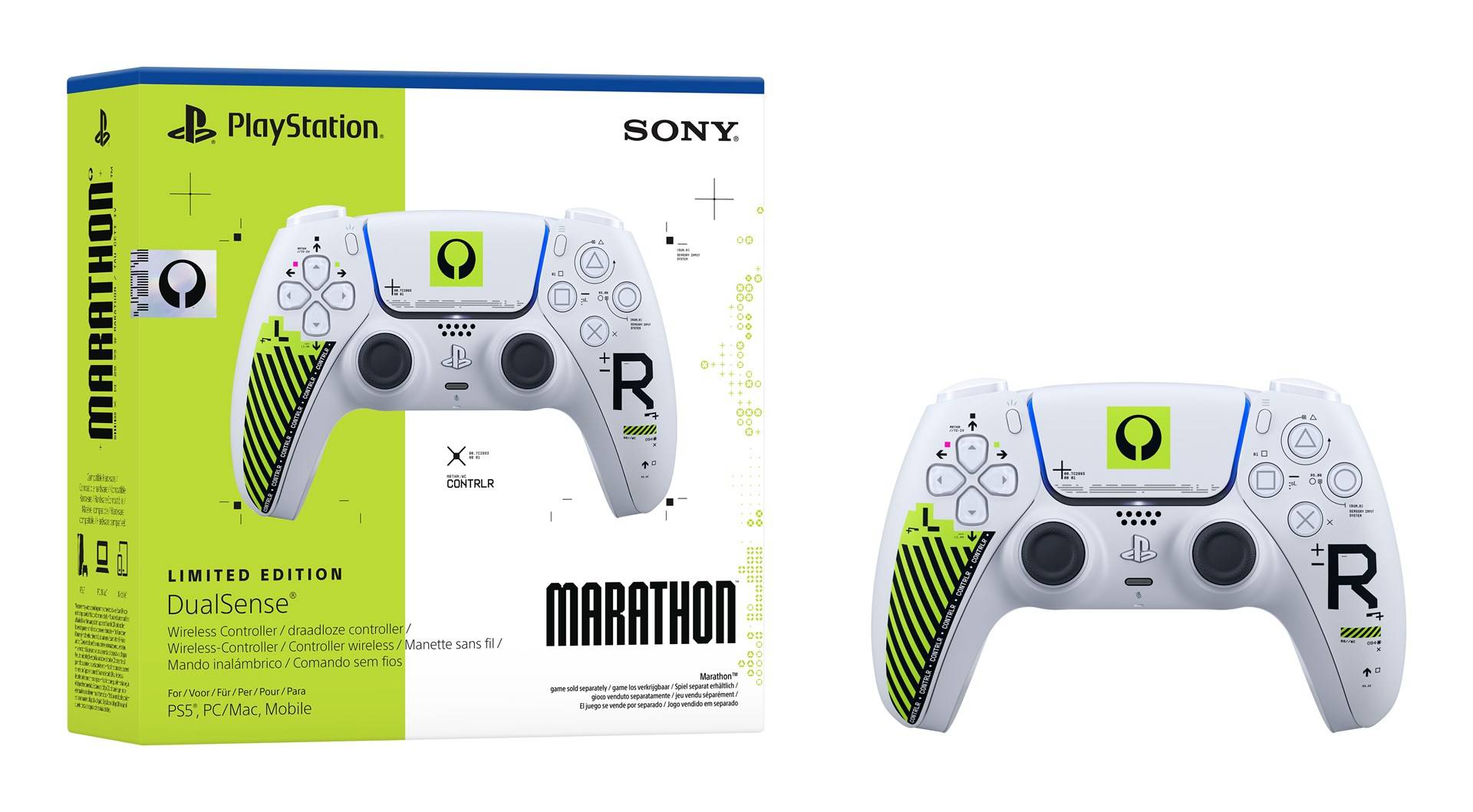 Sony Interactive Entertainment DualSense Groen, Wit Bluetooth/USB Gamepad Analoog/Digitaal PlayStation 5-2