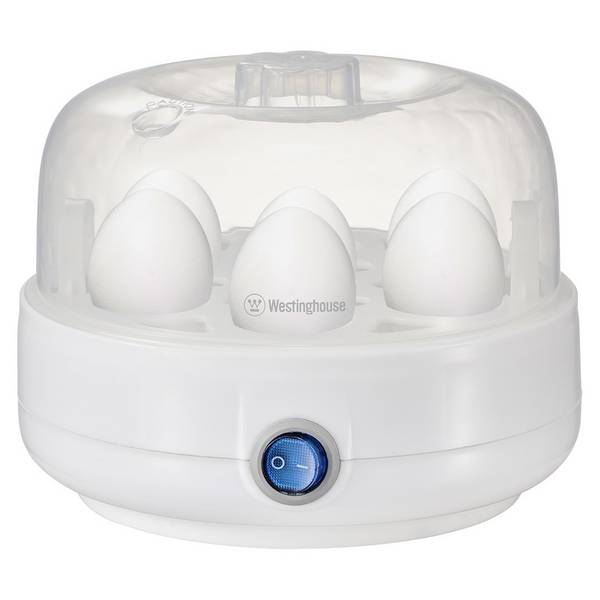 Westinghouse WKEB201EU eierkoker voor 7 eieren, 150 W, wit.
