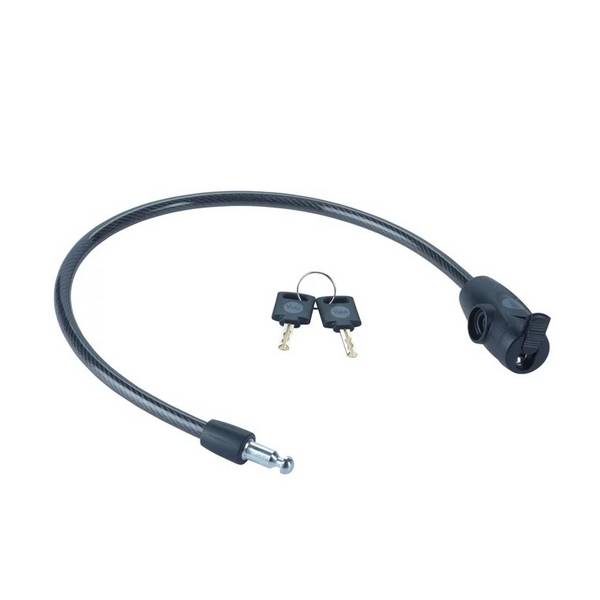 Fietskabel met sleutel 10 mm - YCK0/10/60/2 Zwart