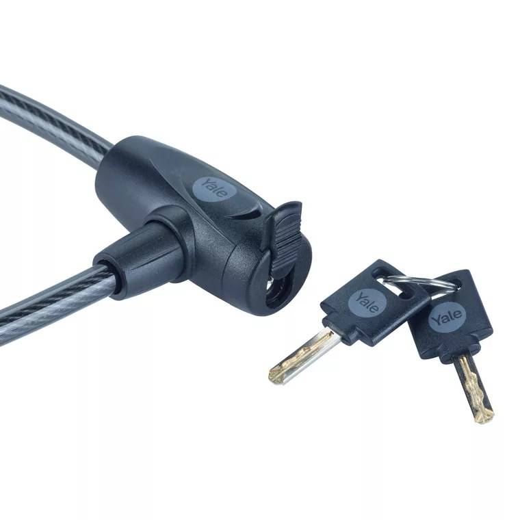 Fietskabel met sleutel 10 mm - YCK0/10/60/2 Zwart-3