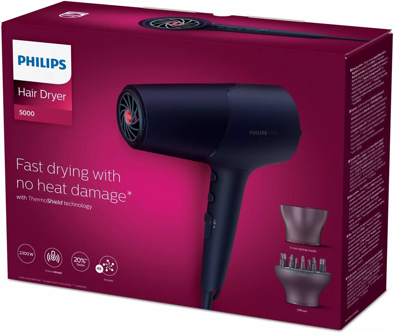 Philips 5000-serie BHD510/00 haardroger-3