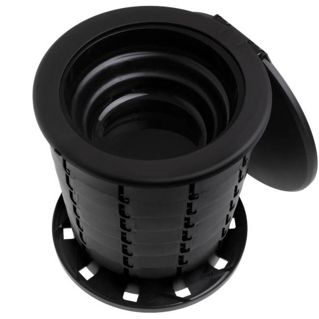 Camry CR 1041 Opvouwbaar Draagbaar Toilet Zwart-2