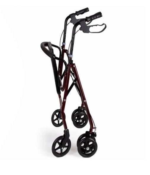 Vierwielige rollator met zitfunctie-1