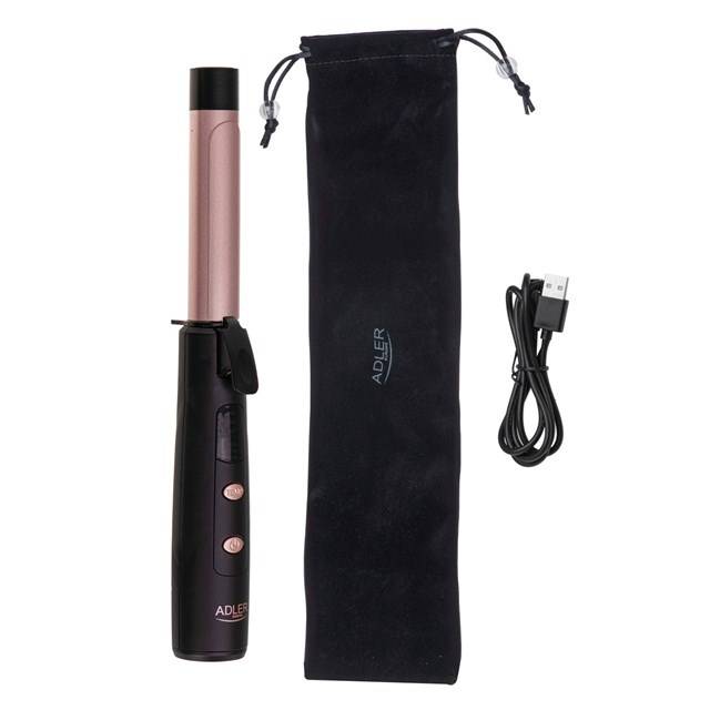 Adler AD 2120 draadloze USB-kruller, zwart, roze-4