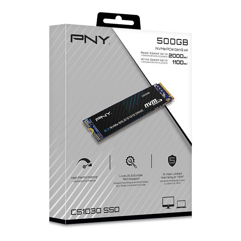 PNY CS1030 500 GB M.2 PCI Express 3.0 NVMe 3D NAND-1