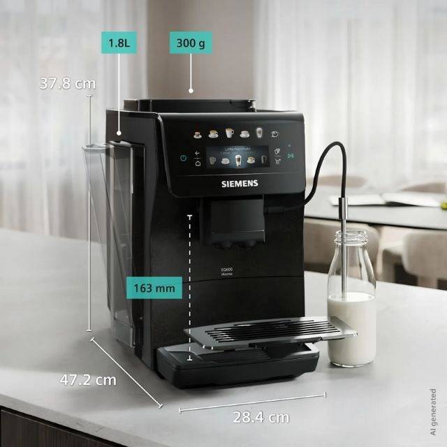 Siemens EQ600 iAroma TP603E08 15 bar espressomachine-6