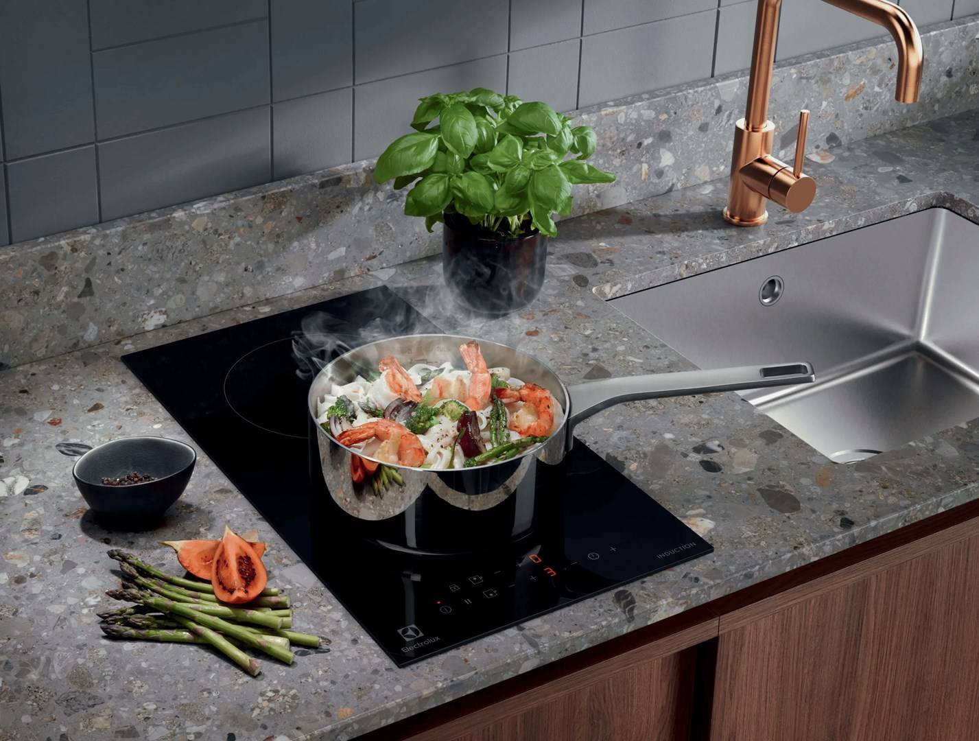 Electrolux LIT30230C Zwarte inbouw inductiekookplaat met 2 zones-6