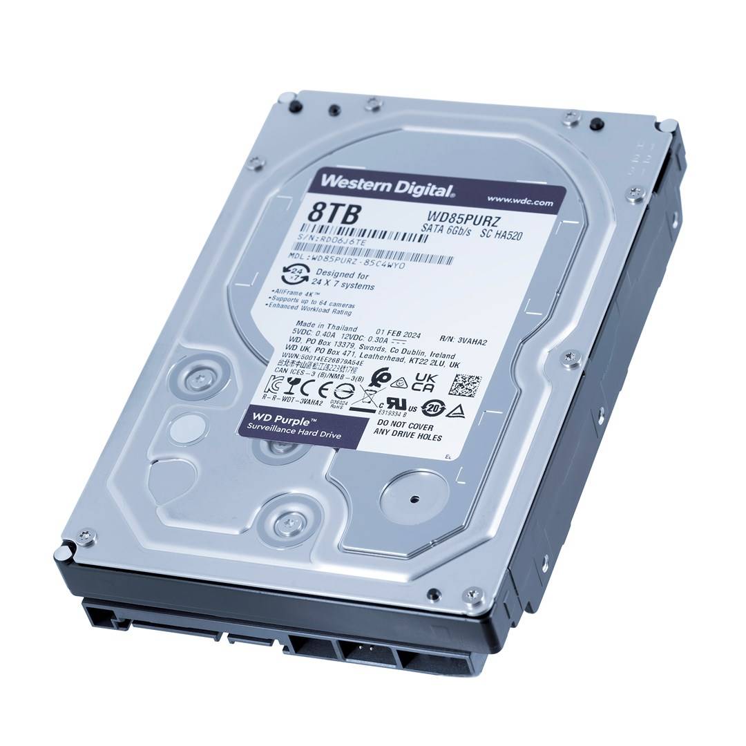 Western Digital Blue 8TB WD PURPL 8TB WD PURPLE 3.5" Serial ATA III-1