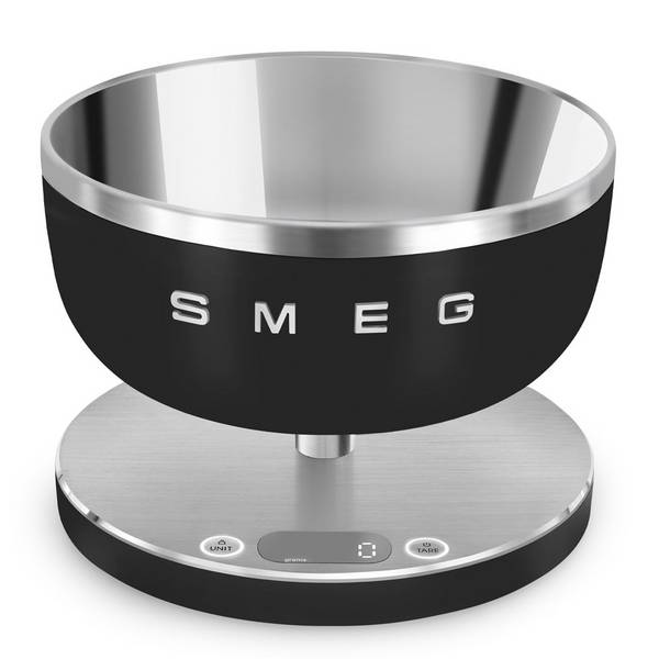 Smeg Collezione Keukenweegschaal KSC01BLMWW Zwart