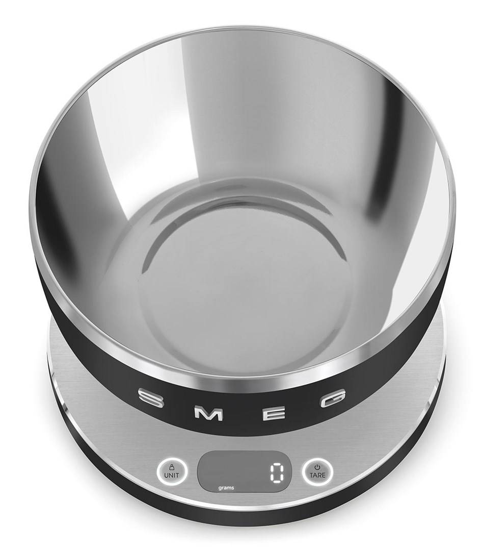 Smeg Collezione Keukenweegschaal KSC01BLMWW Zwart-3