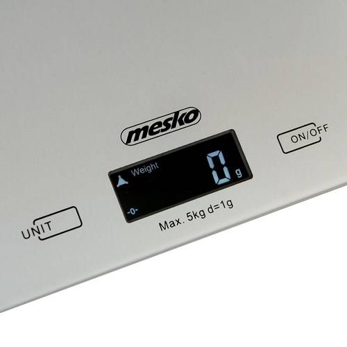 Mesko MS 3145 Elektronische keukenweegschaal Grijs Rechthoekig voor op het aanrecht-3