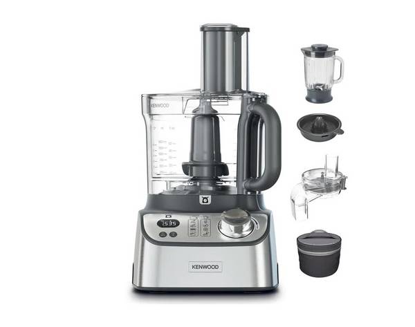 Kenwood FDM72.990SS keukenmachine 3 liter, roestvrij staal, ingebouwde weegschaal