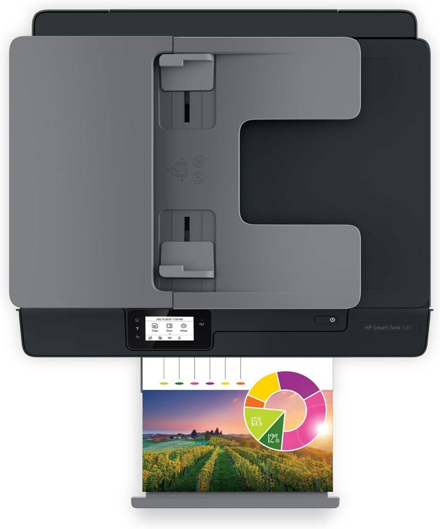 HP Smart Tank 530 thermische inkjetprinter, A4-formaat, 4800 x 1200 dpi, 11 ppm, Wi-Fi-3