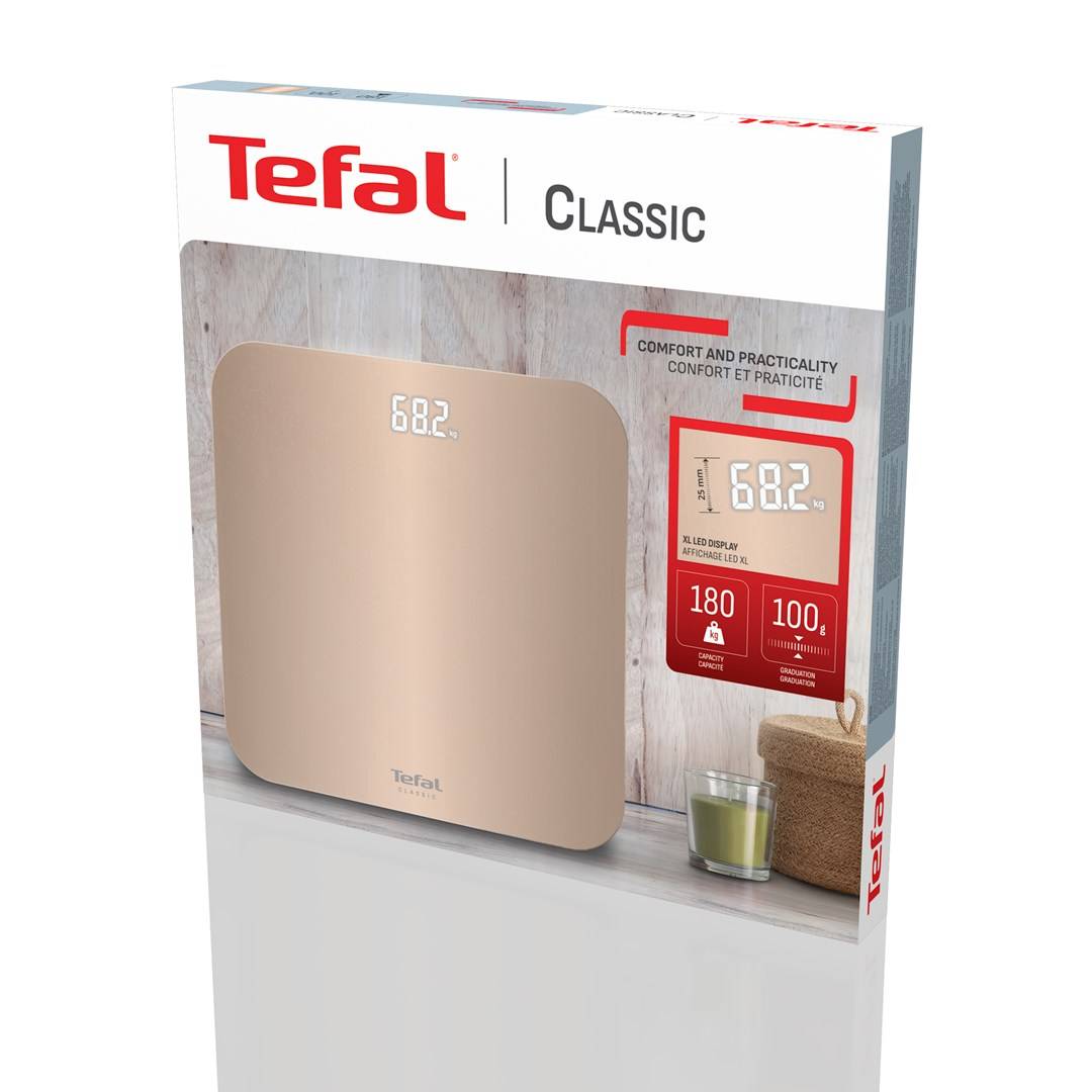 Tefal Classic PP1900V0 personenweegschaal Vierkant Beige Elektronische personenweegschaal-2