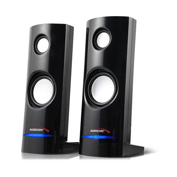 Audiocore AC860 2-weg luidspreker 4 W Zwart Bedraad