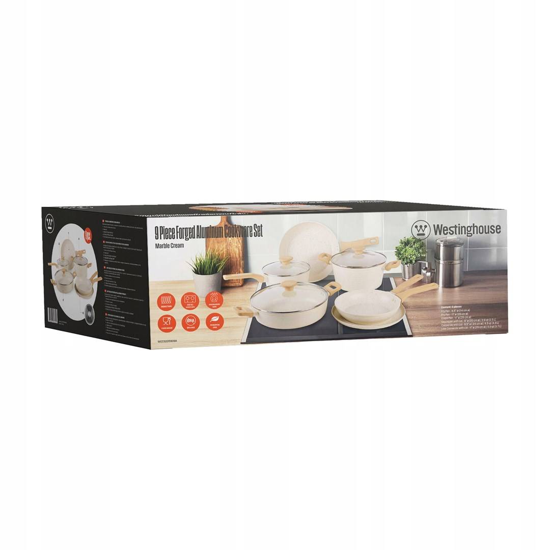 Westinghouse WCCS205909A aluminium kookgerei set, 9-delig-2