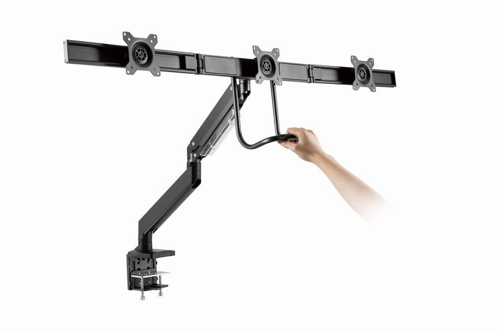 Gembird MA-DA3-03 monitorbeugel/standaard 68,6 cm (27") Bureau Zwart-5