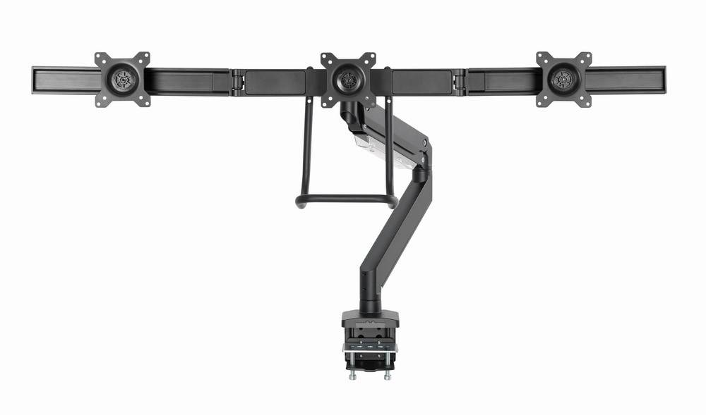 Gembird MA-DA3-03 monitorbeugel/standaard 68,6 cm (27") Bureau Zwart-4