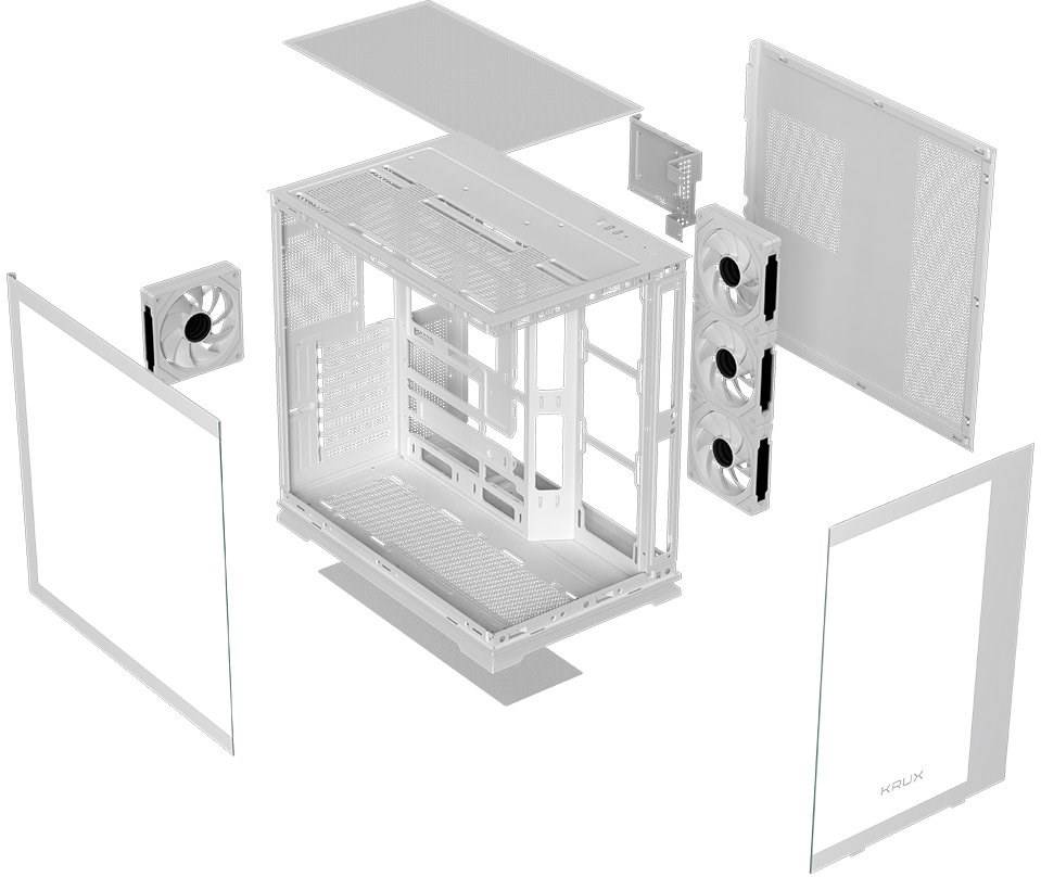 Krux Atron witte behuizing (KRXD018)-1