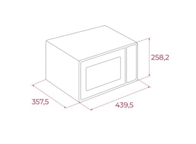 Teka MW FS20 WH Magnetron 20 l 700 W Zwart, Wit-5