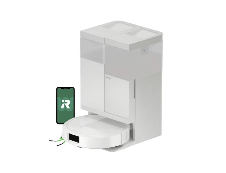 iRobot Roomba Plus 515 Combo schoonmaakrobot, wit + AutoWash dockingstation-0
