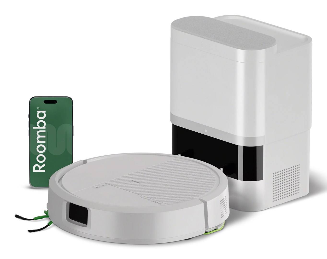 iRobot Roomba 115 Combo Robotstofzuiger + Automatisch Leeglaadstation Wit-0