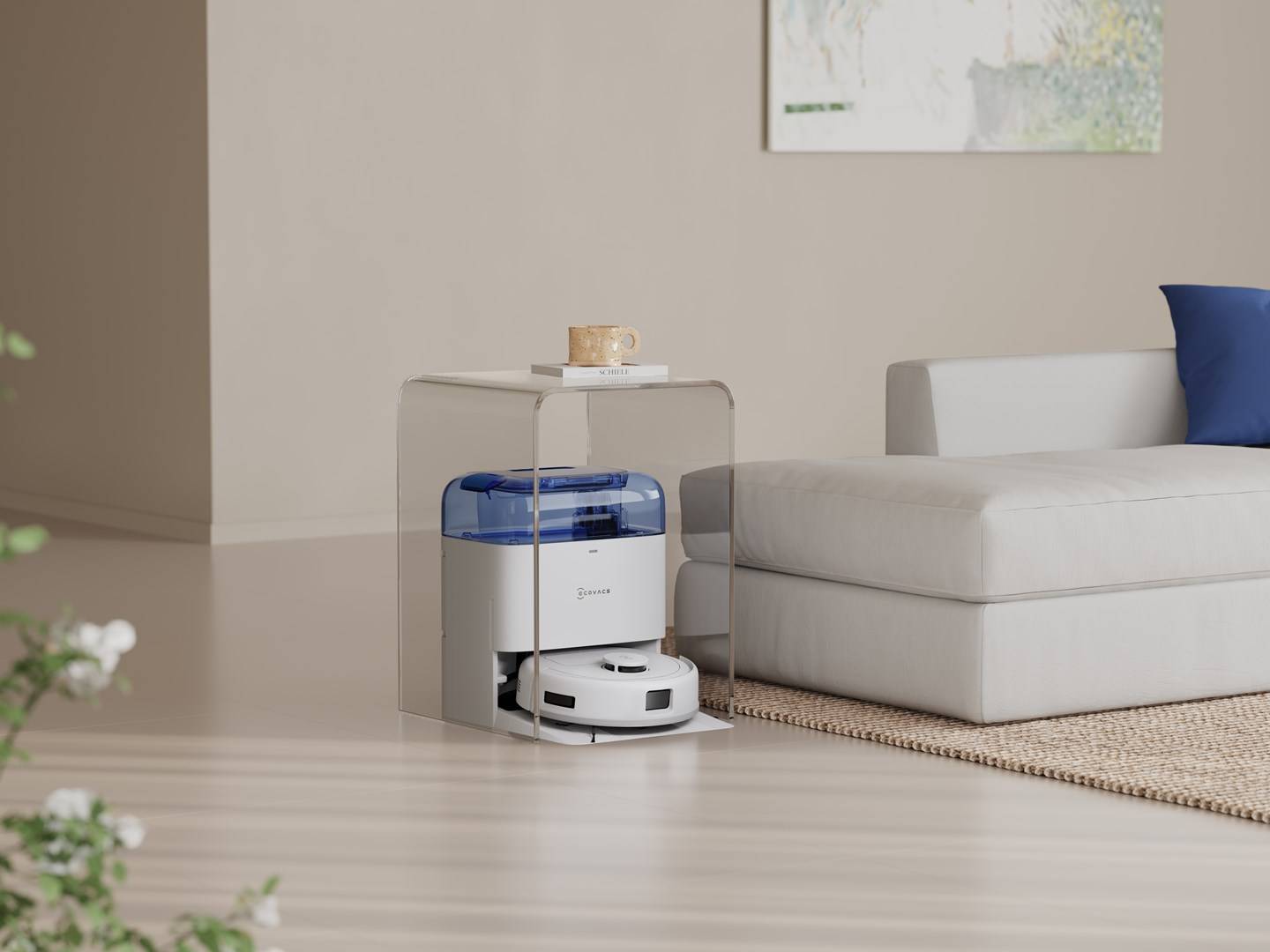 Ecovacs Deebot MINI Blauw Blauw, Wit-6