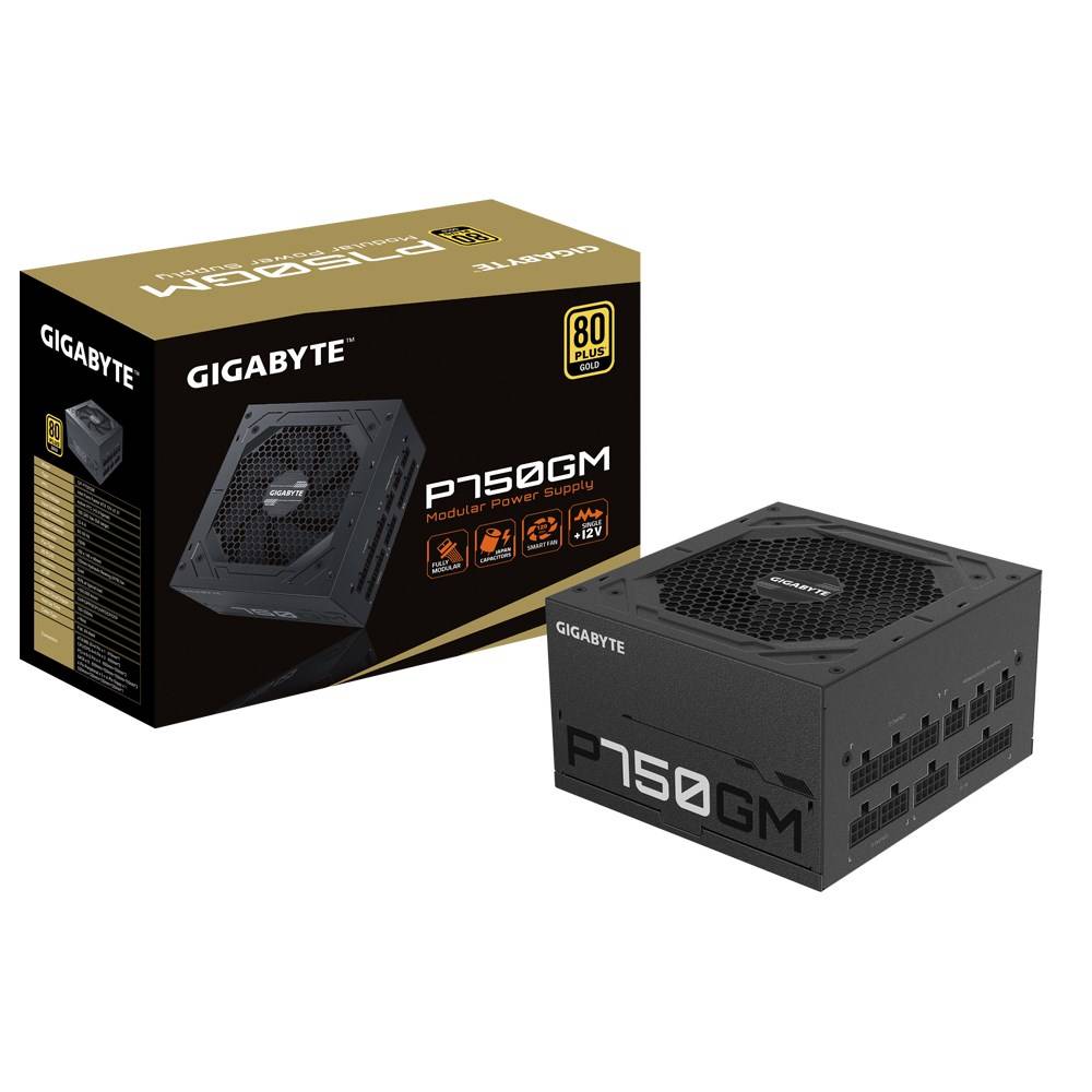 Gigabyte P750GM power supply unit 750 W 20+4 pin ATX ATX Zwart-4