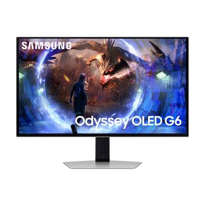 Samsung G60SD computermonitor 68,6 cm (27") 2560 x 1440 pixels Quad HD OLED zilver-0
