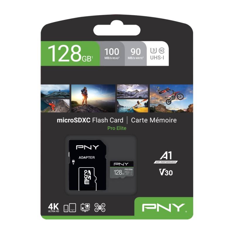 PNY PRO Elite 128 GB MicroSDXC UHS-I Klasse 10-2