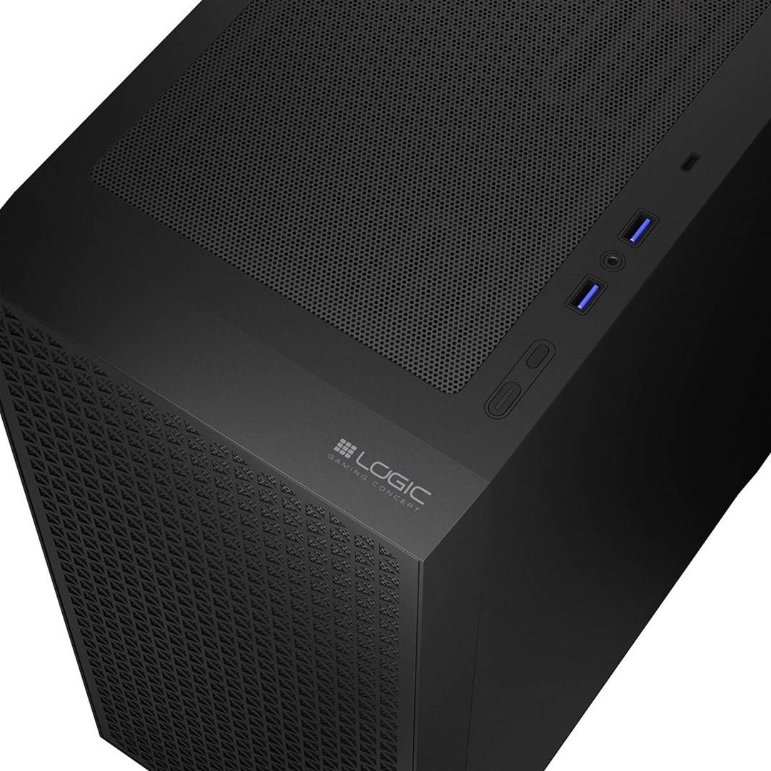 Logic DART PRO SOLID MIDI USB-C PC-behuizing zwart-4