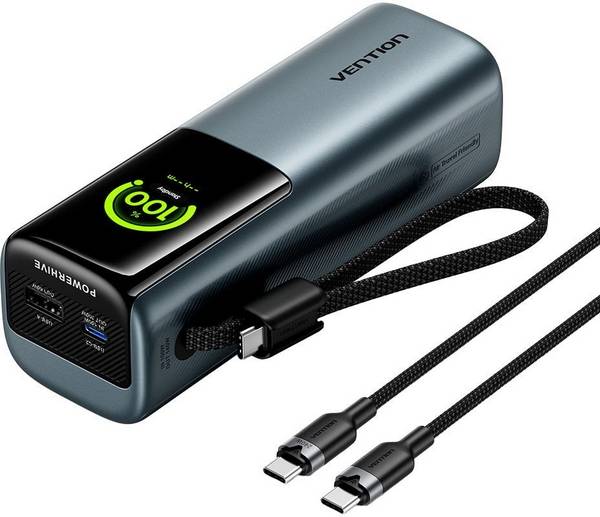 Vention Powerhive 27000mAh 200W powerbank + kabel