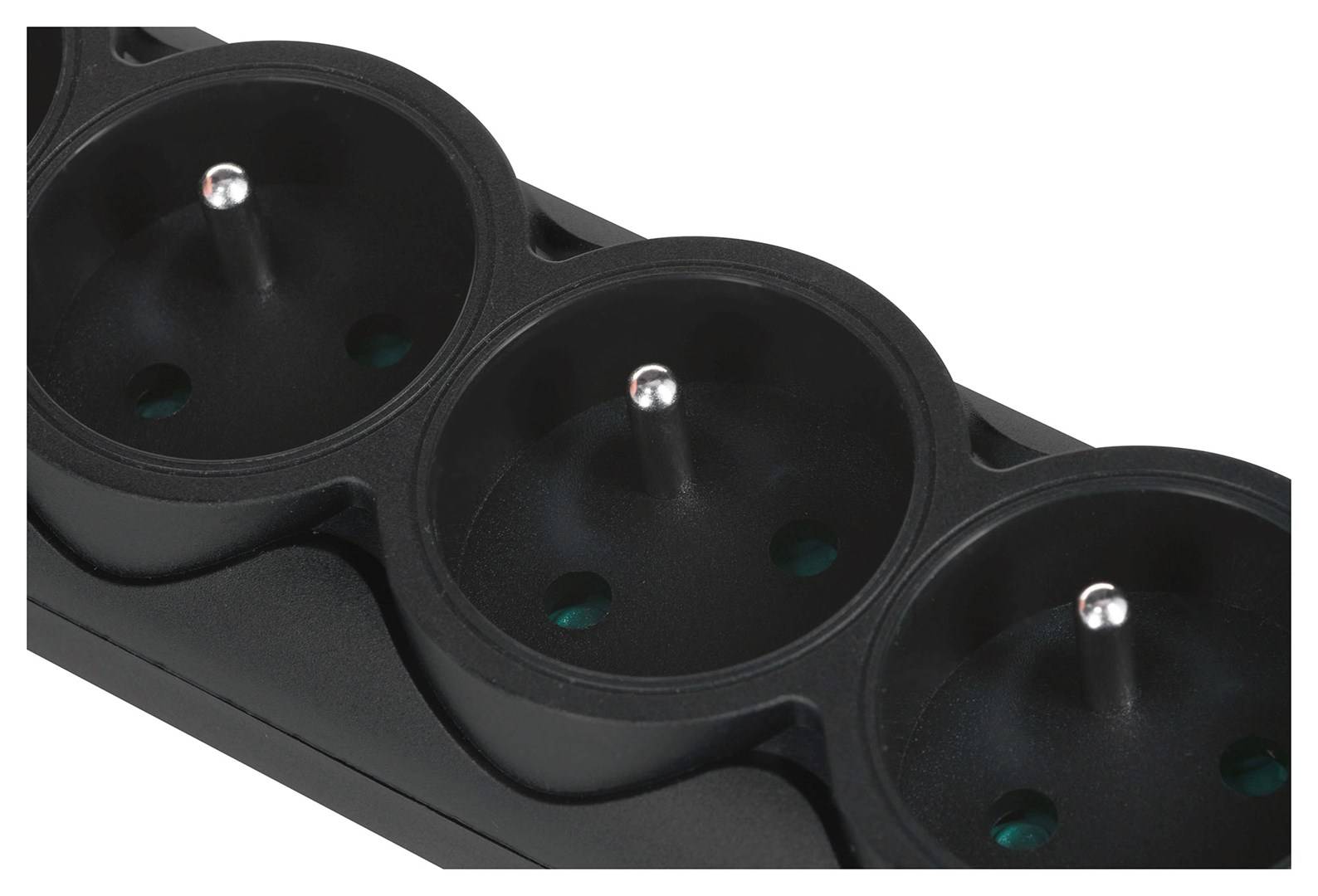 Ever Optima 3m Zwart 6 AC-stopcontacten 250 V-5